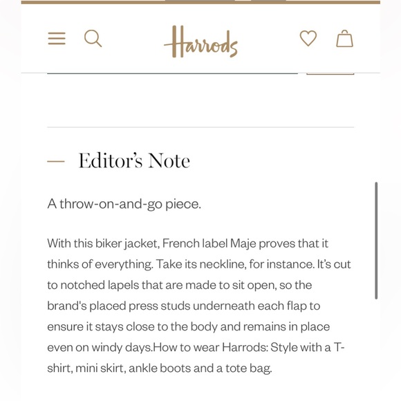 Stunning 100% Leather Maje Biker Jacket Sz 36 - Picture 8 of 16